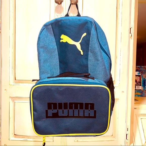 NEW!! Puma Backpack with matching lunch bag - Picture 1 of 5